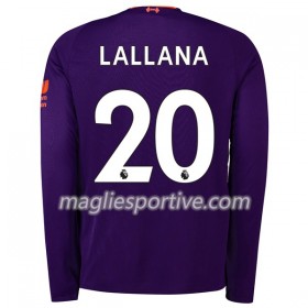 Completo Calcio Liverpool Lallana 20 Divisa Trasferta 2018/2019 ML